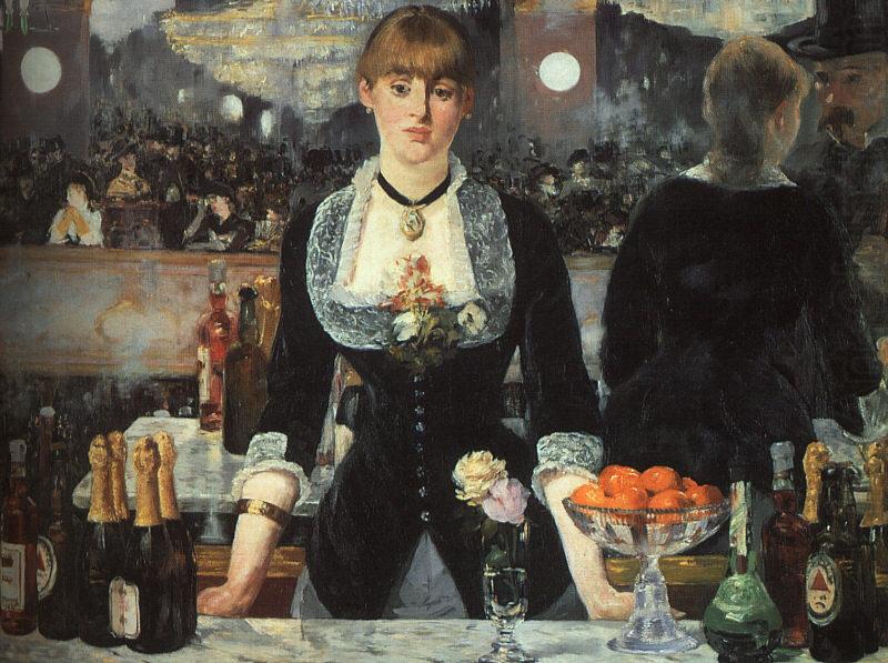 The Bar at the Folies Bergere, Edouard Manet
